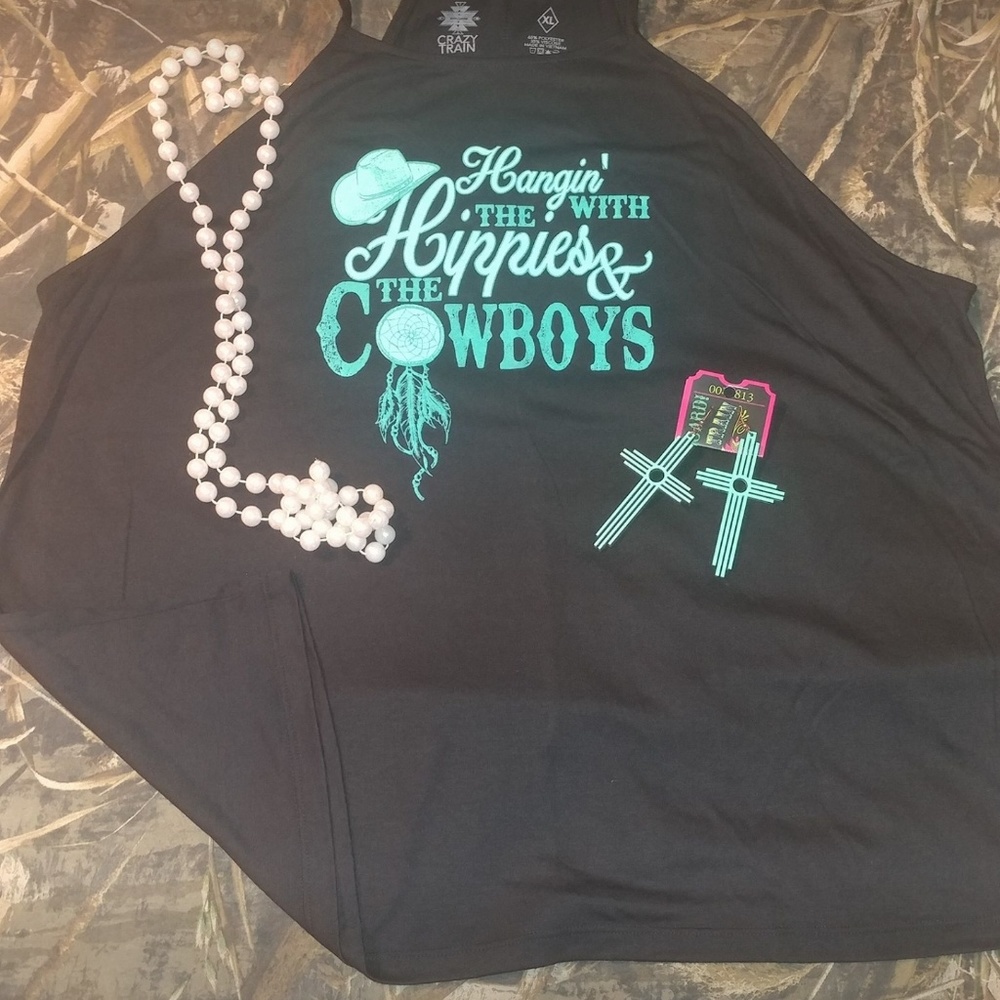 Hippies and Cowboys tank